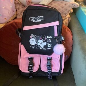 Brand New Kuromi Backpack with charging ports